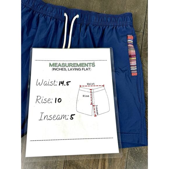 Wowie Shorts Mens Medium Blue Nomad Hybrid Beach Surf Swimming Outdoors Lined - Picture 9 of 13